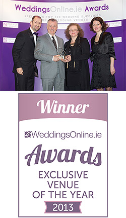 Ballinacurra House Kinsale wins 2013 Exclusive Wedding Venue of the Year